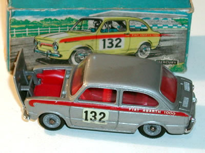 MERCURY FIAT ABARTH 1000 art.42 ミニカー AESSEMODELS.IT - MERCURY N.42 - FIAT ABARTH OT 1000